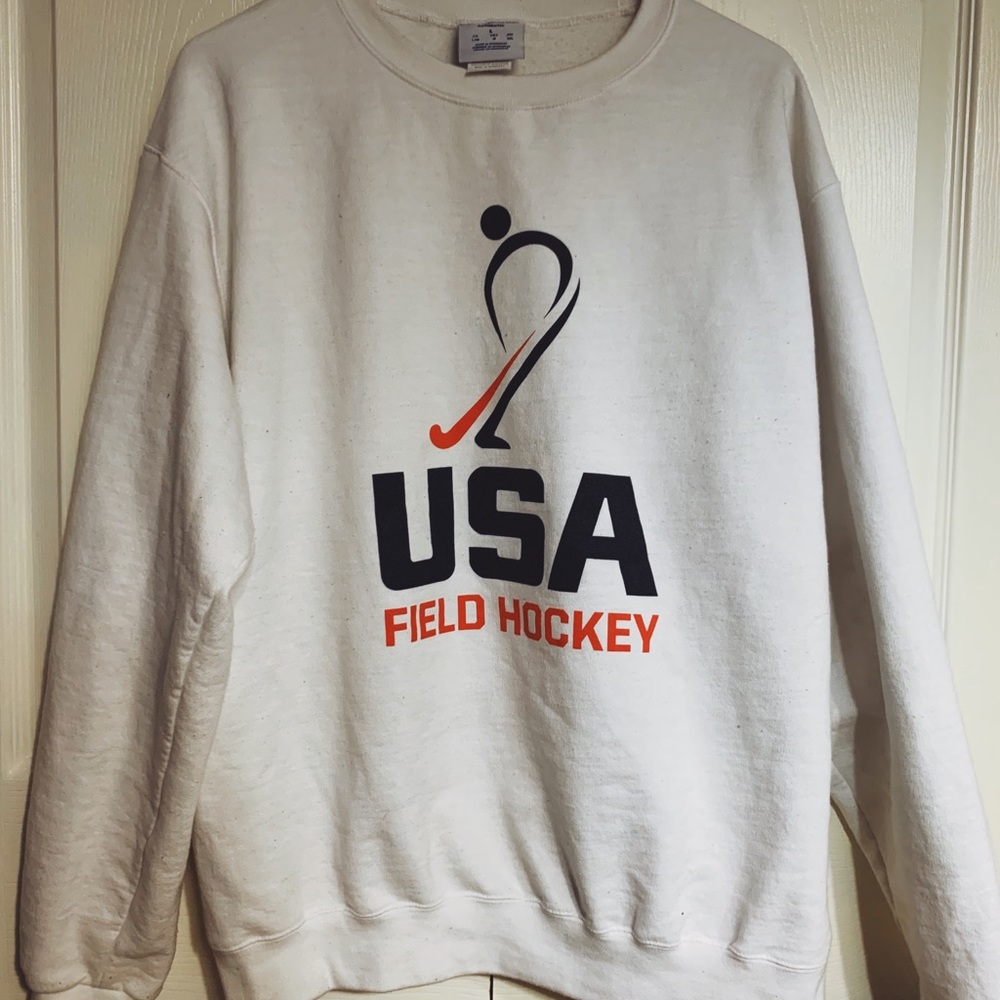 OVERSIZED CHAMPION USA FIELD HOCKEY CREW NECK